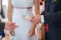 Preview: ♥ Ringkissen Knochen Punkte Wunschname Stickerei Hochzeit Hochzeitsknochen Just Married I Do